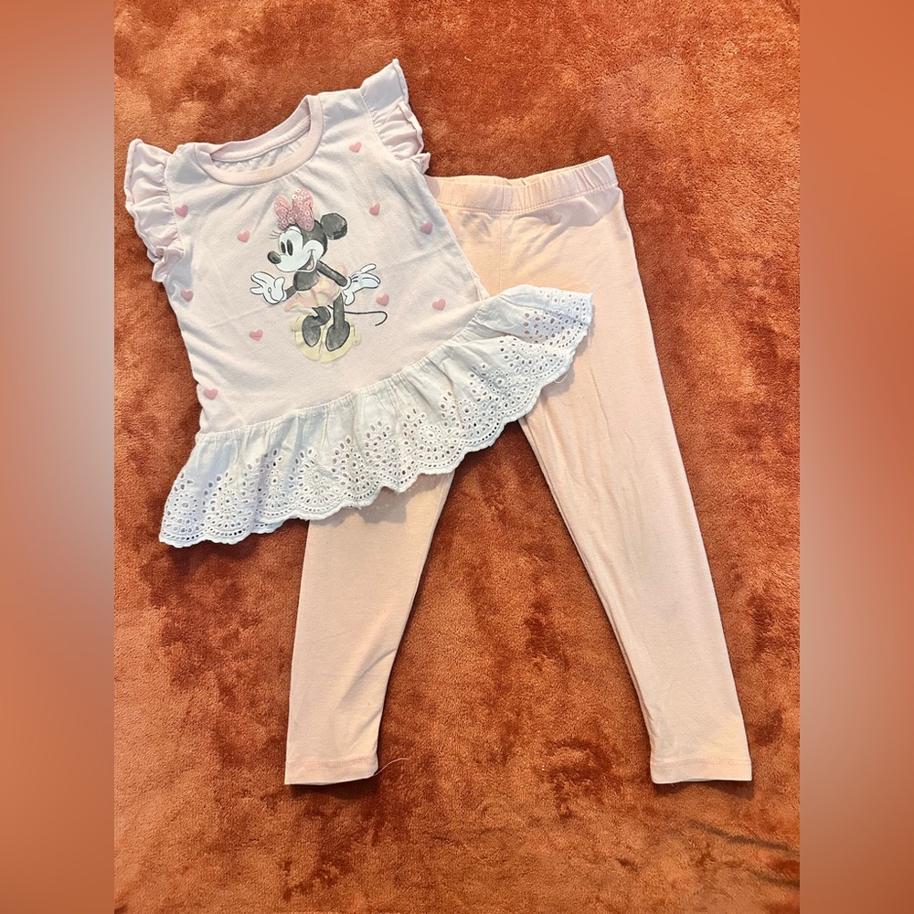 Disney Minnie Mouse Pink Kids Matching Set